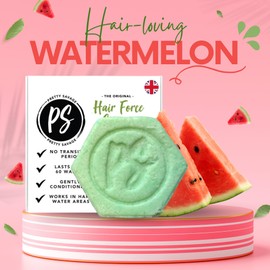 Pretty Savage Pretty Savage Vegan Friendly Shampoo Bar Hair Force Savage 75g Fresh Watermelon Fragrance