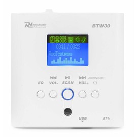 Power Dynamics BTW30 Built-In Amplifier with Bluetooth, Stereo Amplifier for Wall Mounting - 30W