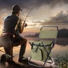 WBTY Outdoor Folding Chairs Portable Camping Stool Backpack Seat with