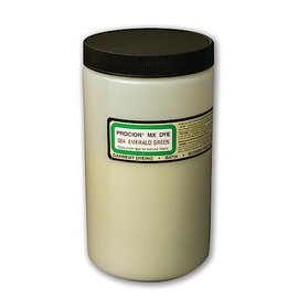 Jacquard Procion Mx Dye - Undisputed King of Tie Dye Powder - Emerald Green - 1 Lb - Cold Water Fiber Reactive Dye Made in USA