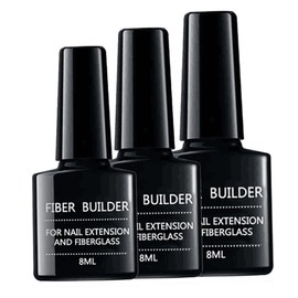 Ipetboom 3sets Nail Extension Fiber Manicure Gel Natural Look Easy to Apply at Home 10pcs*3