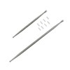 Airgoesin 2pcs Long Tonsil Stone Remover Tool + Earwax Curette