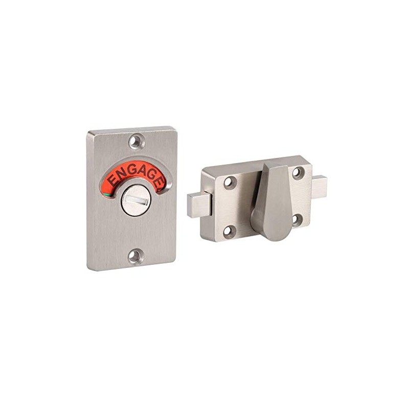 Fdit Stainless Steel Latch Indicating Lock with Vacant/Engaged Display for