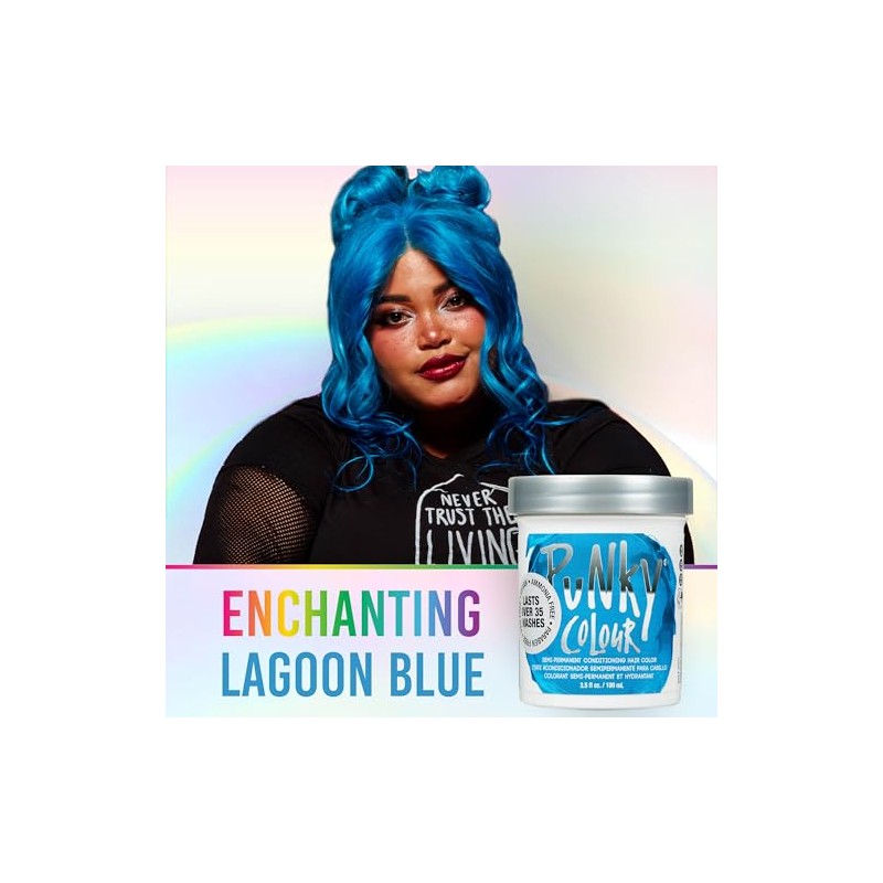 JEROME RUSSELL Punky Colour Hair Color Crme Lagoon Blue 3.5