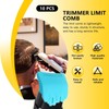 WELURE 10Pcs Hair Clipper Guards Cutting Combs for Limural K11S/NovahH