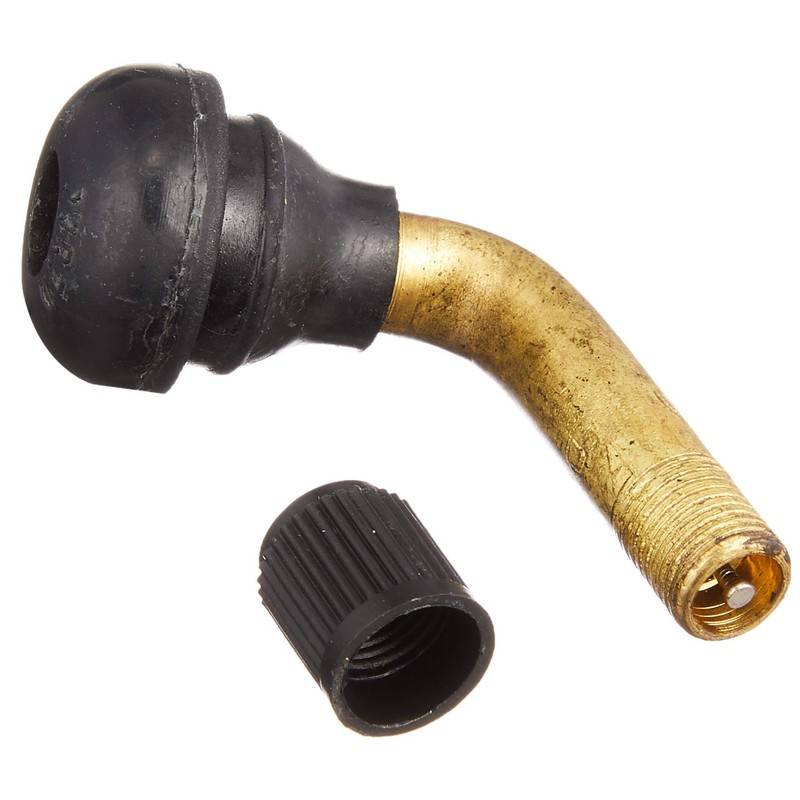 Bike Parts Center 940101 Air Valve, General Purpose, Curved 1