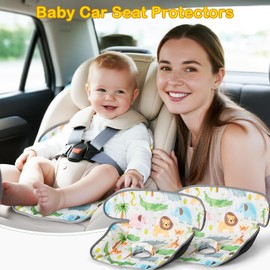 Car Seat Protectors, 2PC Waterproof Machine-Washable Non-slip Cover Training Pads Liner Potty Dry Seat Protector Fits All Car