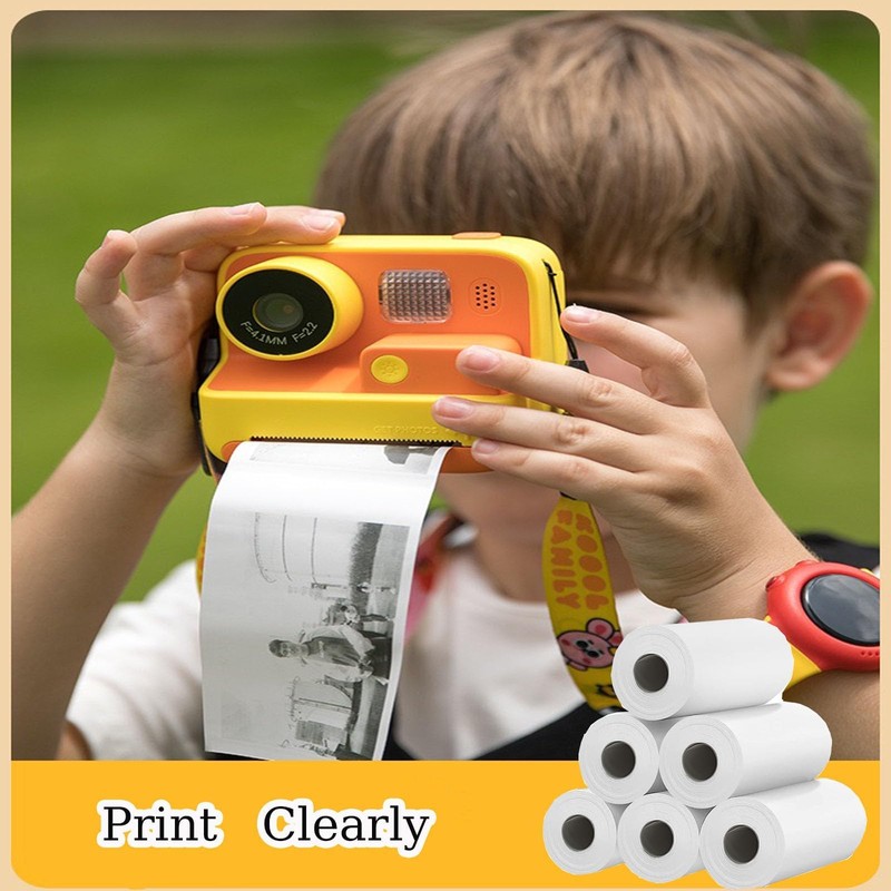 10 Rolls Instant Camera Refill Print Paper, HD Paper Camera,