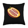 Maracuja In A Slice Throw Pillow