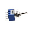 DIGISHUO MTS-202 Mini Toggle Switch 6A 125V AC 6-Pin 2-Position