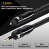 EMK Optical Audio Cable Toslink to Mini Toslink Cable 3.5