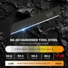HAUTMEC 10PC 18mm Heavy Duty Utility Knife Blades, SK2H Steel