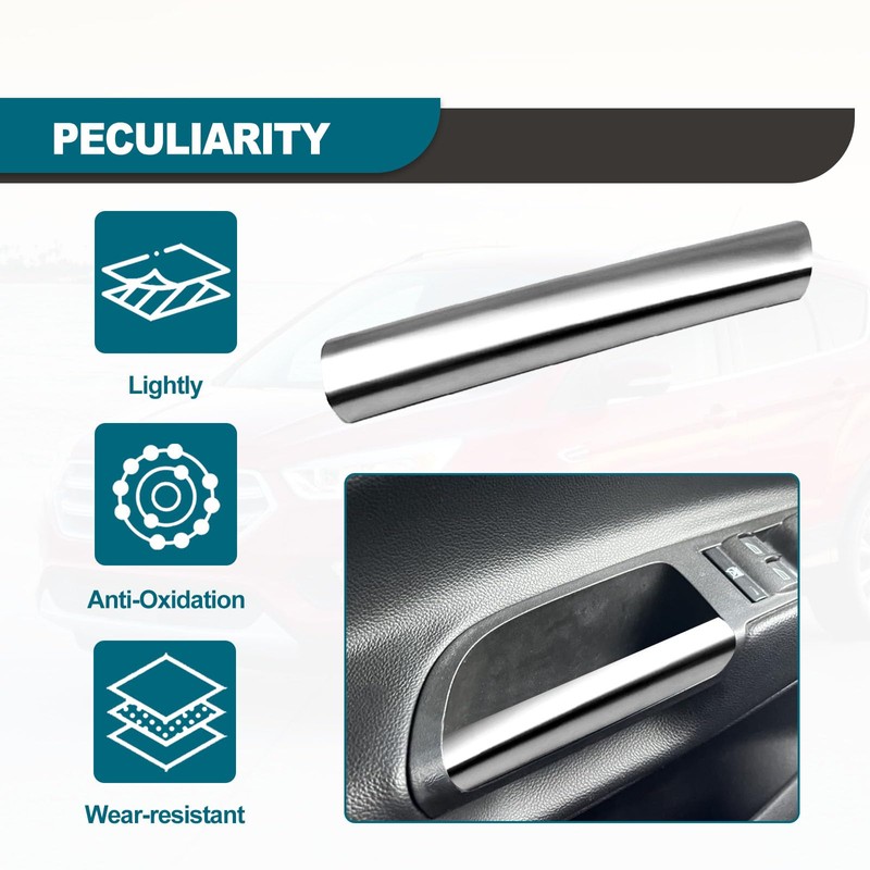 Vrasly Front Driver Left Side Interior Pull Handle - Armrest