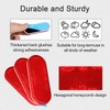10 Pack Self Adhesive Oval Reflector, E9 Approved Road Safety