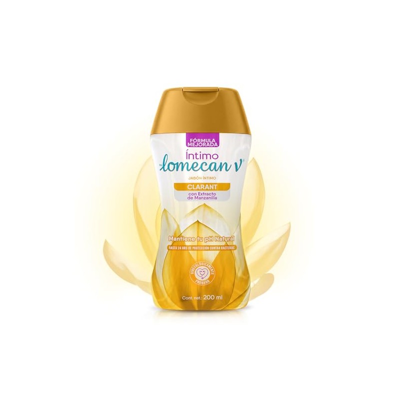 LOMECAN V - Shampoo Íntimo Aclarante. Con activos aclarantes, extracto