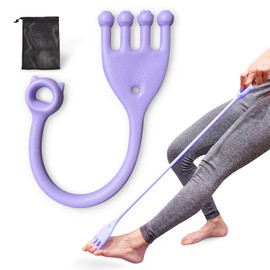 Ressh.N Training Tube, Foot Soles, Muscle Training, Stretch Band, Exercise (Purple)