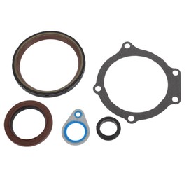 Hihaha Engine Timing Cover Gasket Kit for GMC Envoy 2004-2009 Chain Case Gasket Long Lasting Seal Metal 1 Set Black
