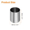sourcing map Ashtray with Lid, Stainless Steel Windproof Ash Tray