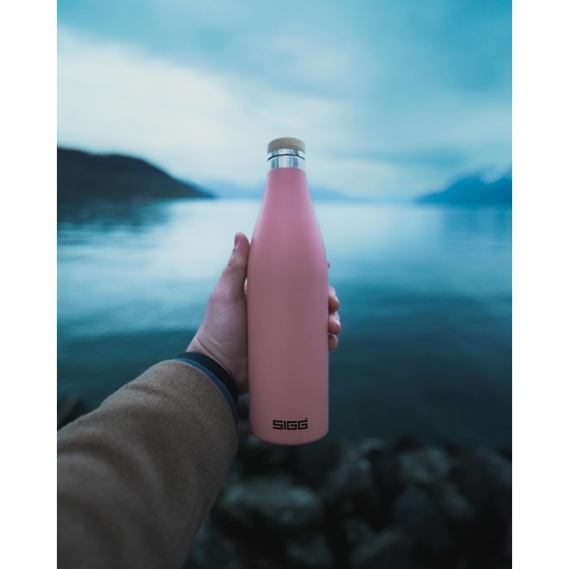 SIGG 50326 Stainless Steel Bottle Meridian 0.5L Shine Pink