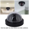 Dome Dummy Surveillance Camera CCTV Simulated Surveillance Camera with Flashing