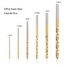 Drill Bit Set, Vidillo 60pcs Titanium Twist Drill Accessories Tool
