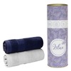 Lilax Bathroom Towel Set Premium Box -2X Washcloths - Luxury