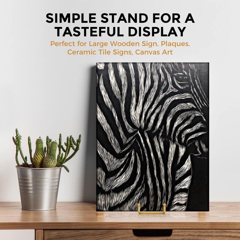 TR-LIFE 8 Inch Large Plate Stands for Display - Metal