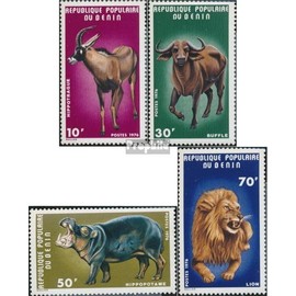 Benin 71-74 (complete.issue.) unmounted mint/never hinged ** MNH 1976 Mammals (Stamps for collectors) Other mammals (monkeys/dinosaurs/elephants ...)