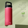 SipX™ Triple-Insulated Stainless Steel Water Bottle 18oz. with 3 Lids,