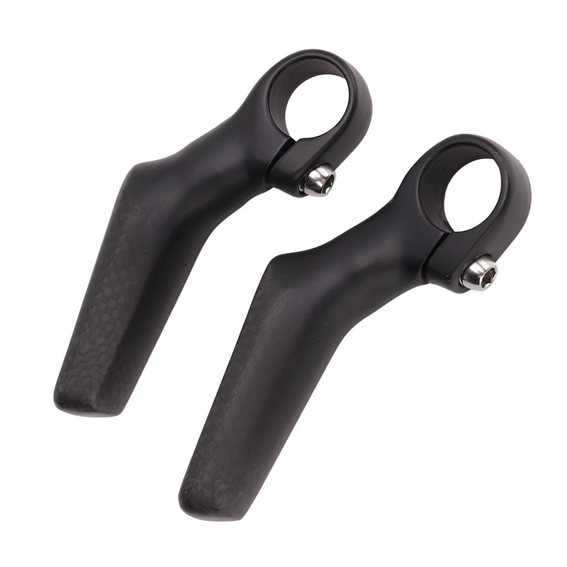 Mountain Bike Handlebars Bar Ends 1 Pair Carbon Fiber 3K
