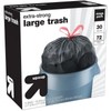 Large Drawstring Trash Bags - 30gal - 72ct - up & up Black