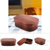 Vintage Natural Wooden Lunch Containers Box Wood Bento Boxes 18*12*5.5cm
