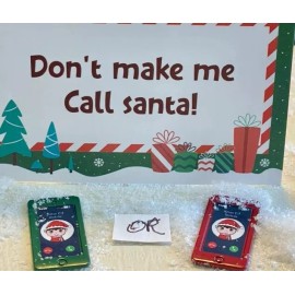 TreasureNTrooveGifts 1 Miniature Christmas Pixie Elf Cell Phone To Call Santa Red Or Green Choice