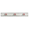 'I Love My Husband' 30cm (12 Inch) White Plastic Ruler