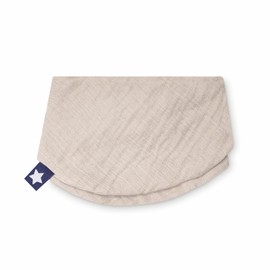 Julius Zöllner Scarf made from 100% muslin cotton, 40/17 cm, Oeko-Tex Standard 100, made in Germany, sand