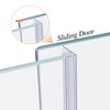 78" Sliding Shower Door Side Seal Strip Frameless Shower Door