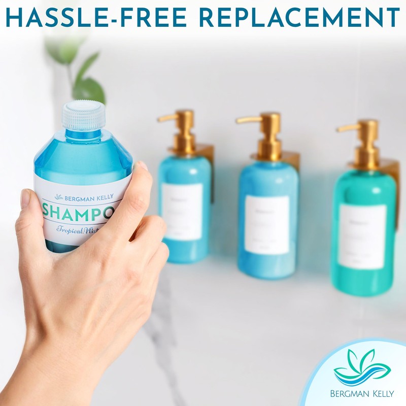 Bergman Kelly - Replacement Shampoo, Conditioner & Body Wash Refill