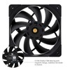 Thermalrlght TL-C12 PRO CPU Fan,120mm Computer PWM Fan for 4PIN,