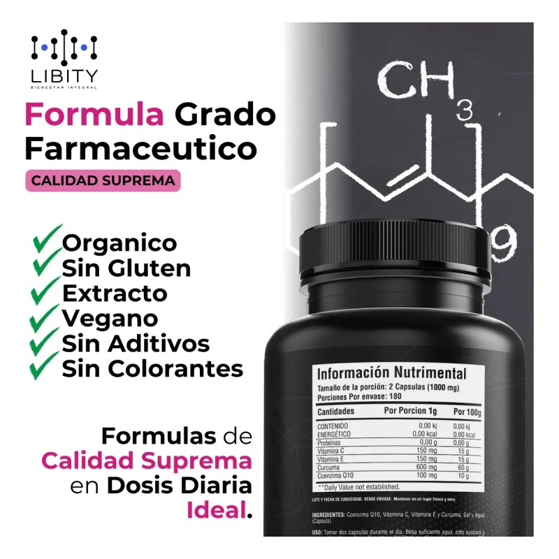 Coenzima Colágeno Vitamina Dias