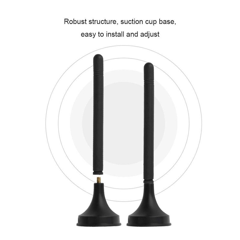 Antena Digital Interior/Exterior 10db Gane Antena FM para TV Digital