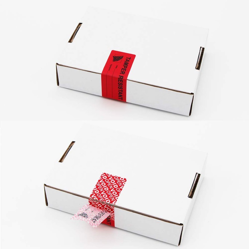 100pcs Transfer Tamper Evident Security Stickers Tape Warranty Void Resistant