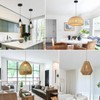 ASCMZOS Hemp Rope Pendant Light Kit, Boho Pendant Light Fixture
