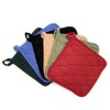 12 Pack Square Pot Holders 100% Cotton Heat Resistant Hotpads