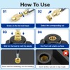 Threaded Inserts Soldering Tips Set, 80 W LED Temperature Adjustable