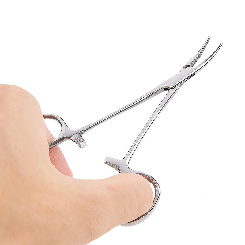 Fishing Forceps Pliers, Stainless Steel 4'' 6'' 10'' 12'' Curved