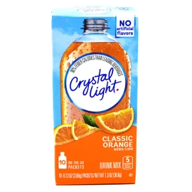 Crystal Light On The Go Classic Orange Drink Mix, 10-Packet Box (Pack of 3 Boxes)