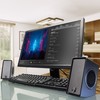 GOgroove Laptop Computer Speakers - SonaVERSE O2 USB Powered Desktop
