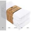 Utopia Kitchen White Cloth Napkins [12 Pack, 18x18 Inch] Absorbent