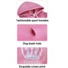 Princess Dog Cat Sweatshirt Hoodies (Pink, Small)