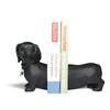 Dachshund Dog Bookend Set Black